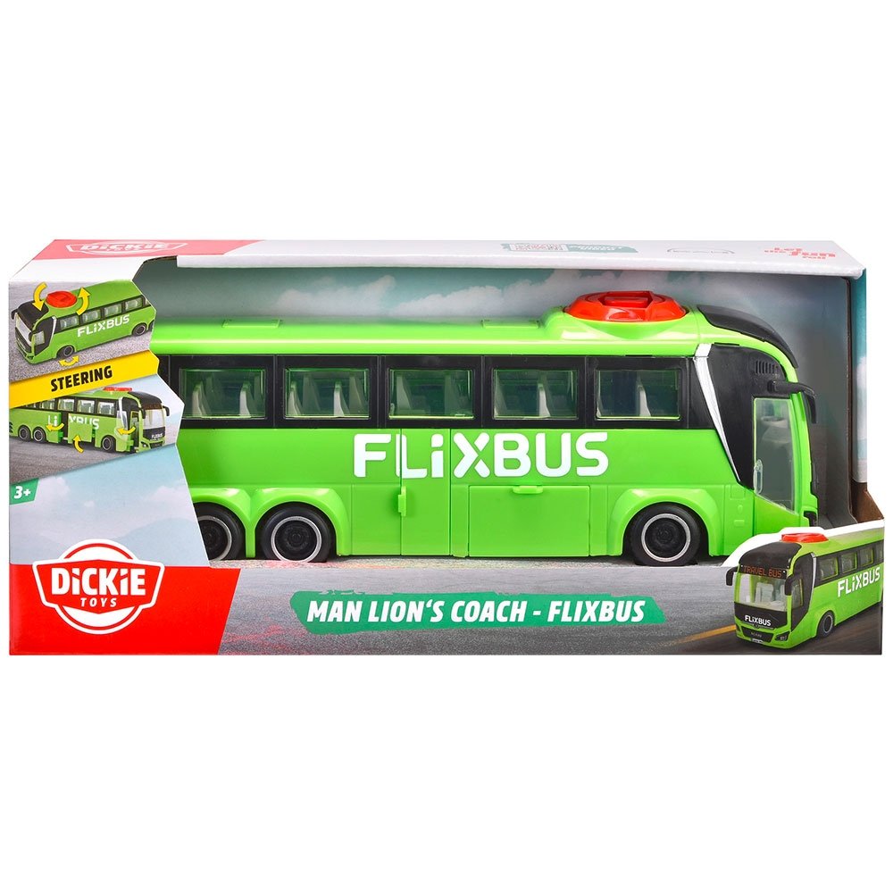 Autobuz Dickie Toys MAN Lion's Coach 26,5 cm Flixbus verde 9 Autobuz Dickie Toys MAN Lion's Coach 26,5 cm Flixbus verde - Image 8