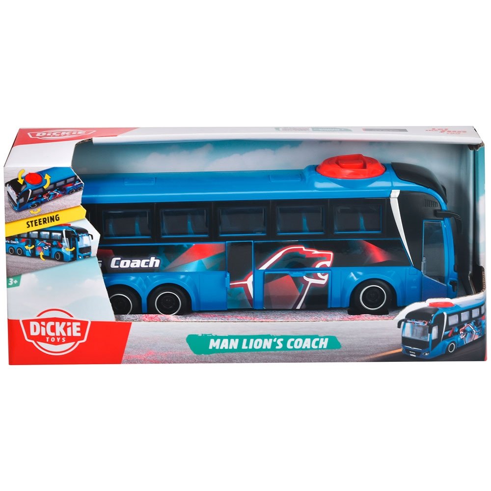 Autobuz Dickie Toys MAN Lion's Coach 26,5 cm albastru 11 Autobuz Dickie Toys MAN Lion's Coach 26,5 cm albastru - Image 10