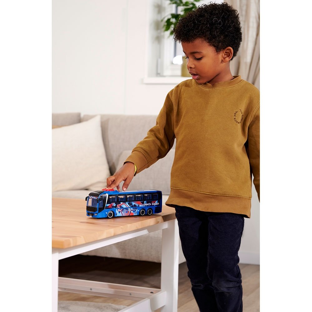 Autobuz Dickie Toys MAN Lion's Coach 26,5 cm albastru 7 Autobuz Dickie Toys MAN Lion's Coach 26,5 cm albastru - Image 6