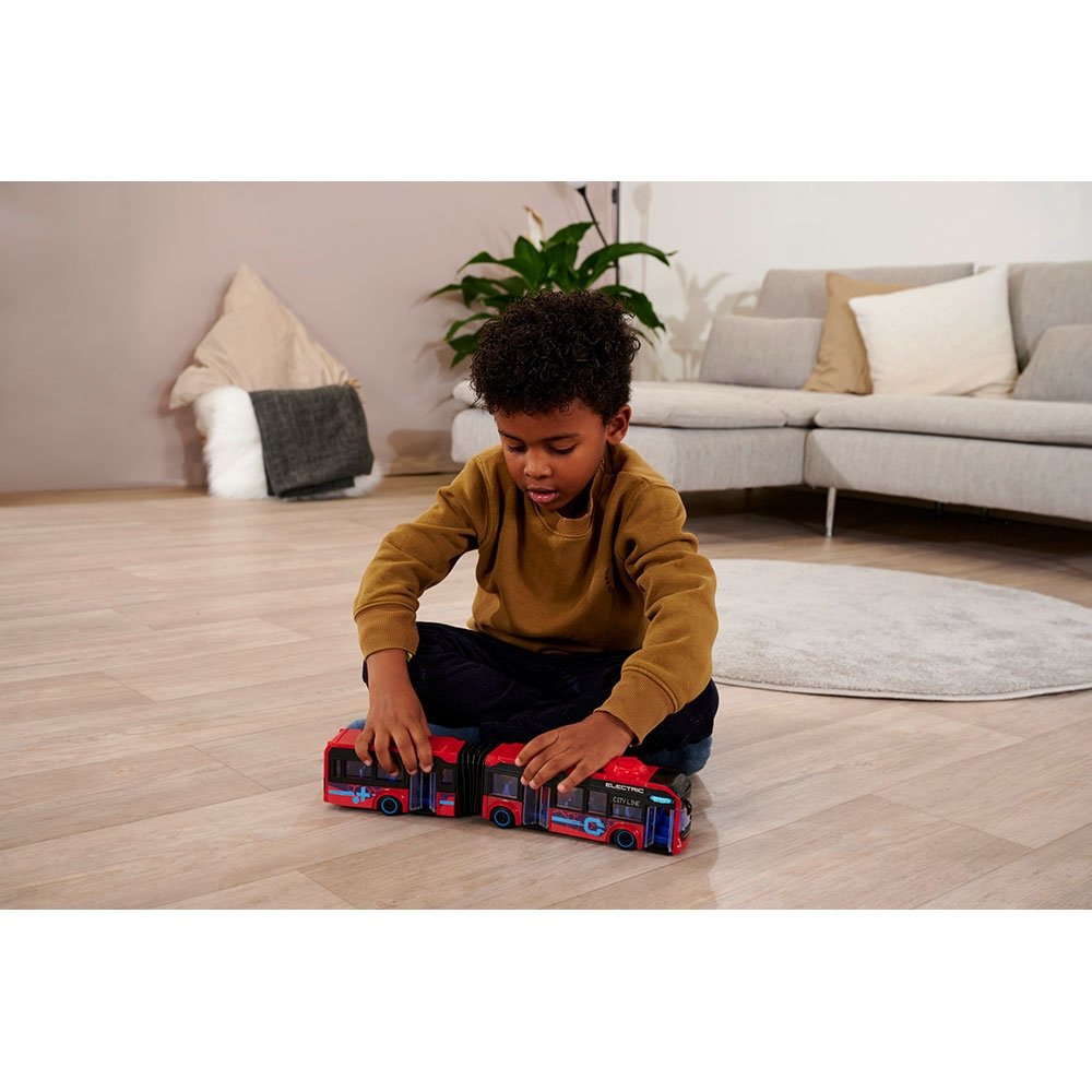 Autobuz Dickie Toys Volvo City Bus 40 cm rosu 11 Autobuz Dickie Toys Volvo City Bus 40 cm rosu - Image 10