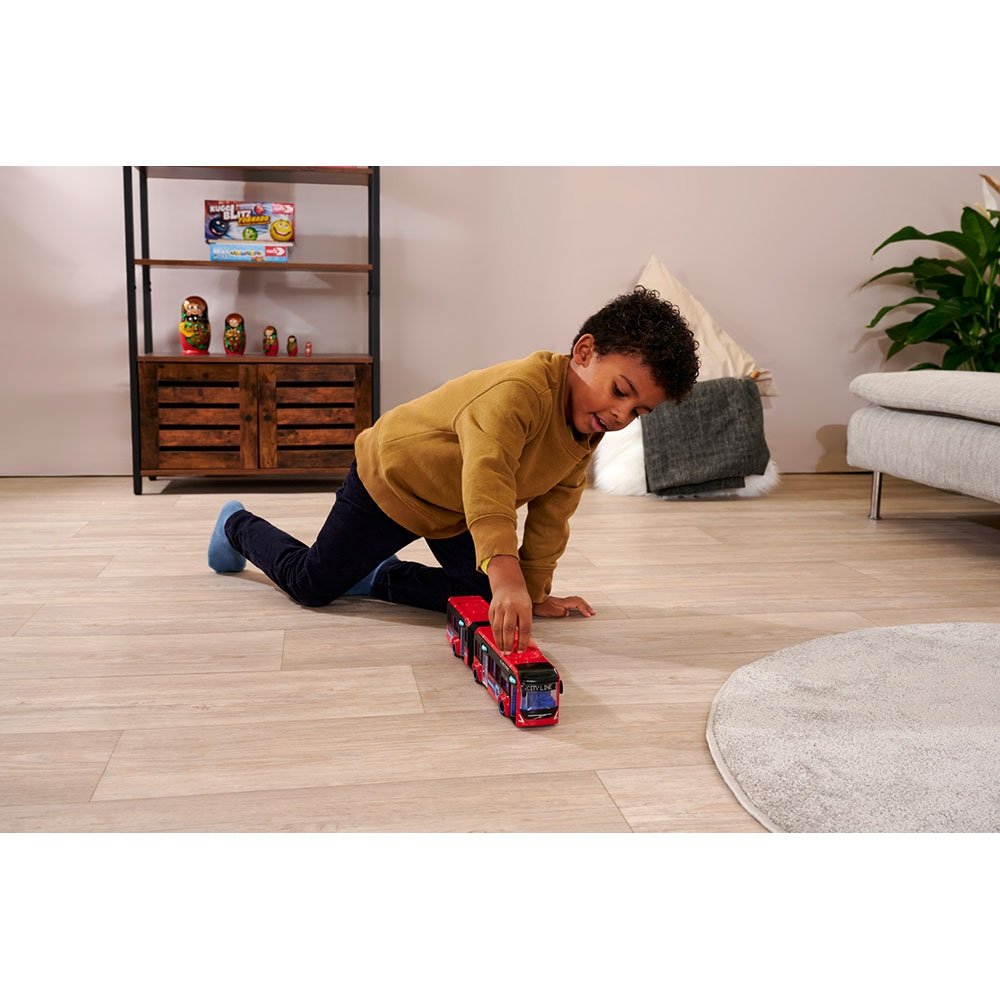 Autobuz Dickie Toys Volvo City Bus 40 cm rosu 10 Autobuz Dickie Toys Volvo City Bus 40 cm rosu - Image 9