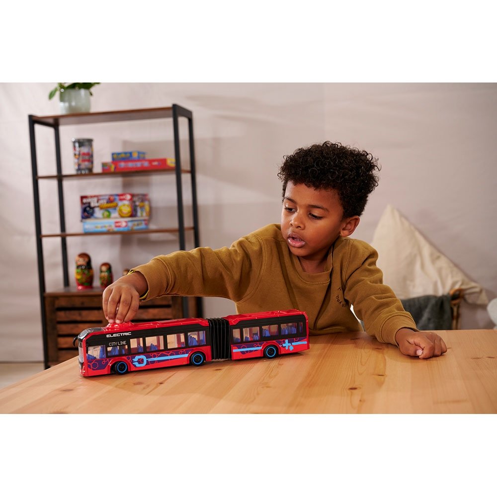 Autobuz Dickie Toys Volvo City Bus 40 cm rosu 12 Autobuz Dickie Toys Volvo City Bus 40 cm rosu - Image 11