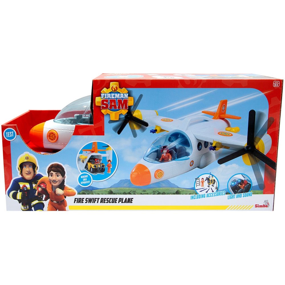 Avion Simba Fireman Sam Swift Rescue 42 Cm Cu Figurine Si Accesorii 22 Avion Simba Fireman Sam Swift Rescue 42 Cm Cu Figurine Si Accesorii - Imagine 21
