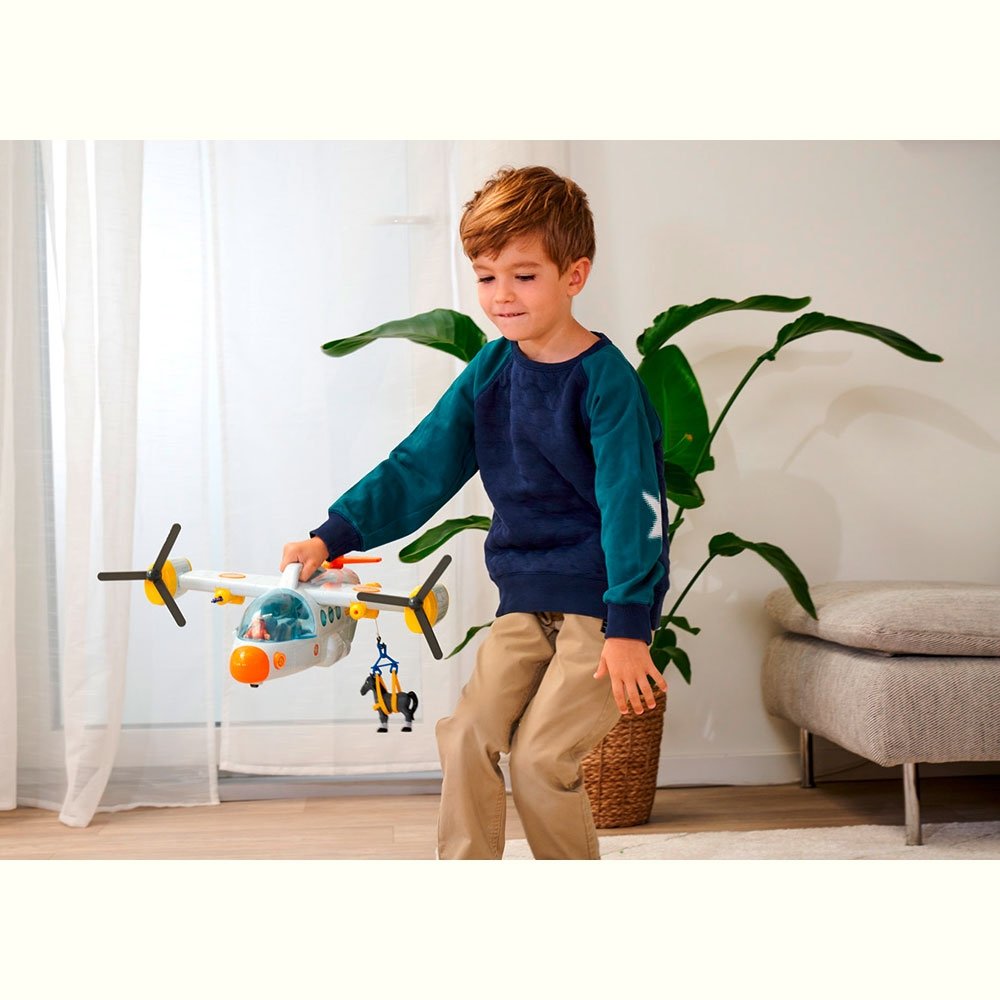 Avion Simba Fireman Sam Swift Rescue 42 Cm Cu Figurine Si Accesorii 13 Avion Simba Fireman Sam Swift Rescue 42 Cm Cu Figurine Si Accesorii - Imagine 12