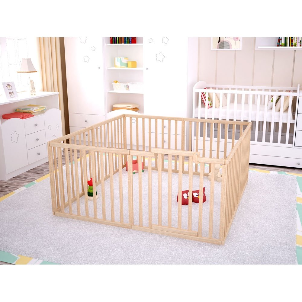 Barier de securitate pentru copii din lemn Hubners Eva natur 8 Barier de securitate pentru copii din lemn Hubners Eva natur - Image 7