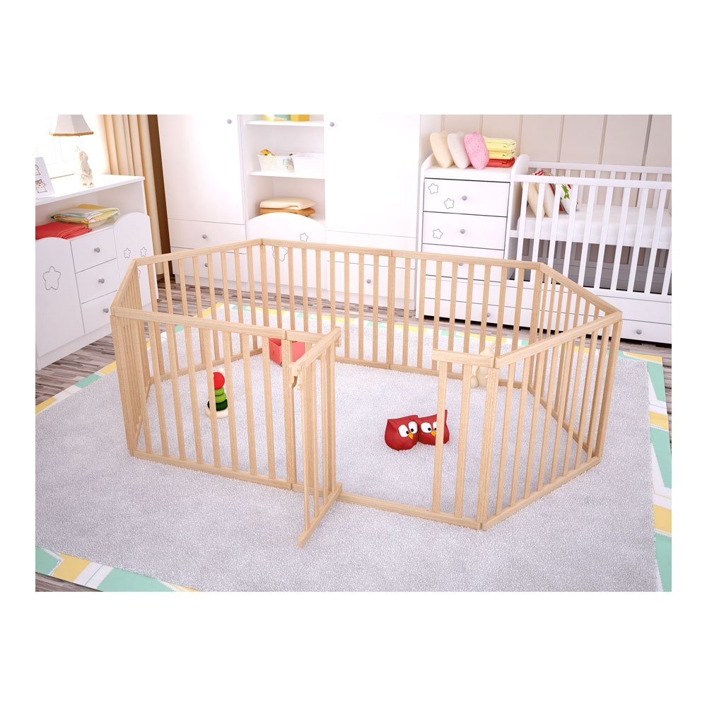 Barier de securitate pentru copii din lemn Hubners Eva natur 7 Barier de securitate pentru copii din lemn Hubners Eva natur - Image 6