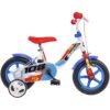 Bicicleta copii Dino Bikes 10 108 Sport alb si albastru cu frana I Best Buy Babys