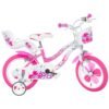Bicicleta copii Dino Bikes 14 Flappy roz I Best Buy Babys