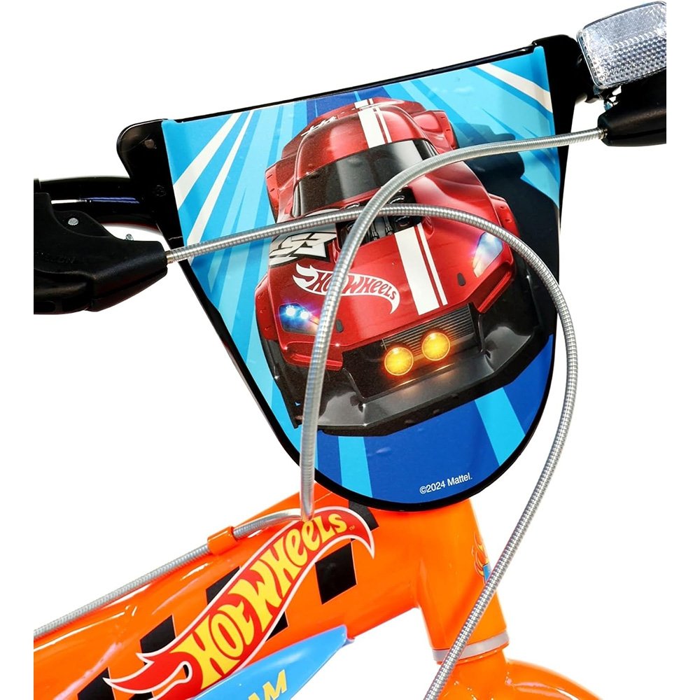 Bicicleta copii Dino Bikes 14" Hot Wheels 6 Bicicleta copii Dino Bikes 14" Hot Wheels - imagine 5