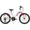 Bicicleta copii Dino Bikes 20 MTB fete Sport alb cu 6 viteze I Best Buy Babys