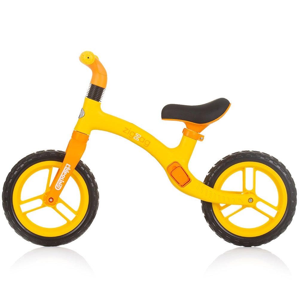 Bicicleta fara pedale Chipolino Zig Zag orange yellow 3 Bicicleta fara pedale Chipolino Zig Zag orange yellow - Image 2
