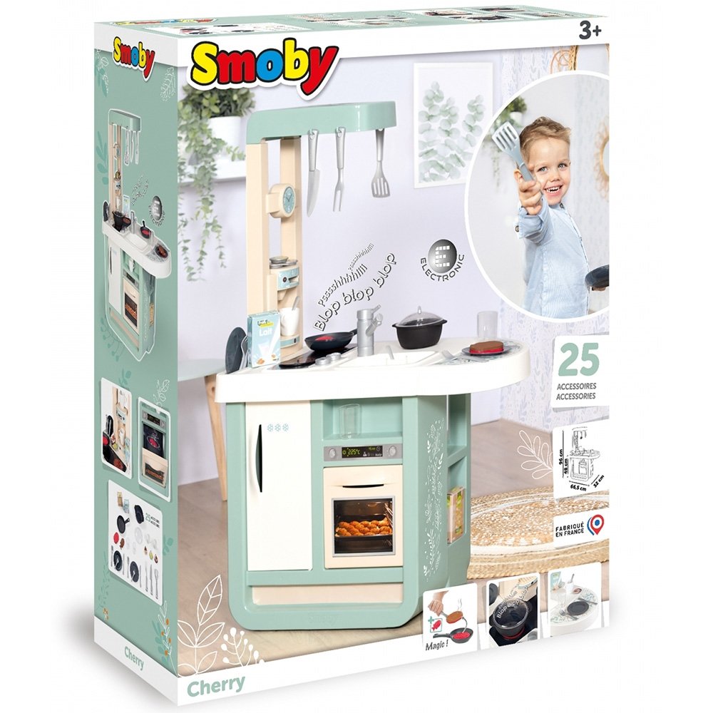 Bucatarie Smoby Cherry Kitchen cu 25 accesorii 13 Bucatarie Smoby Cherry Kitchen cu 25 accesorii - Image 12