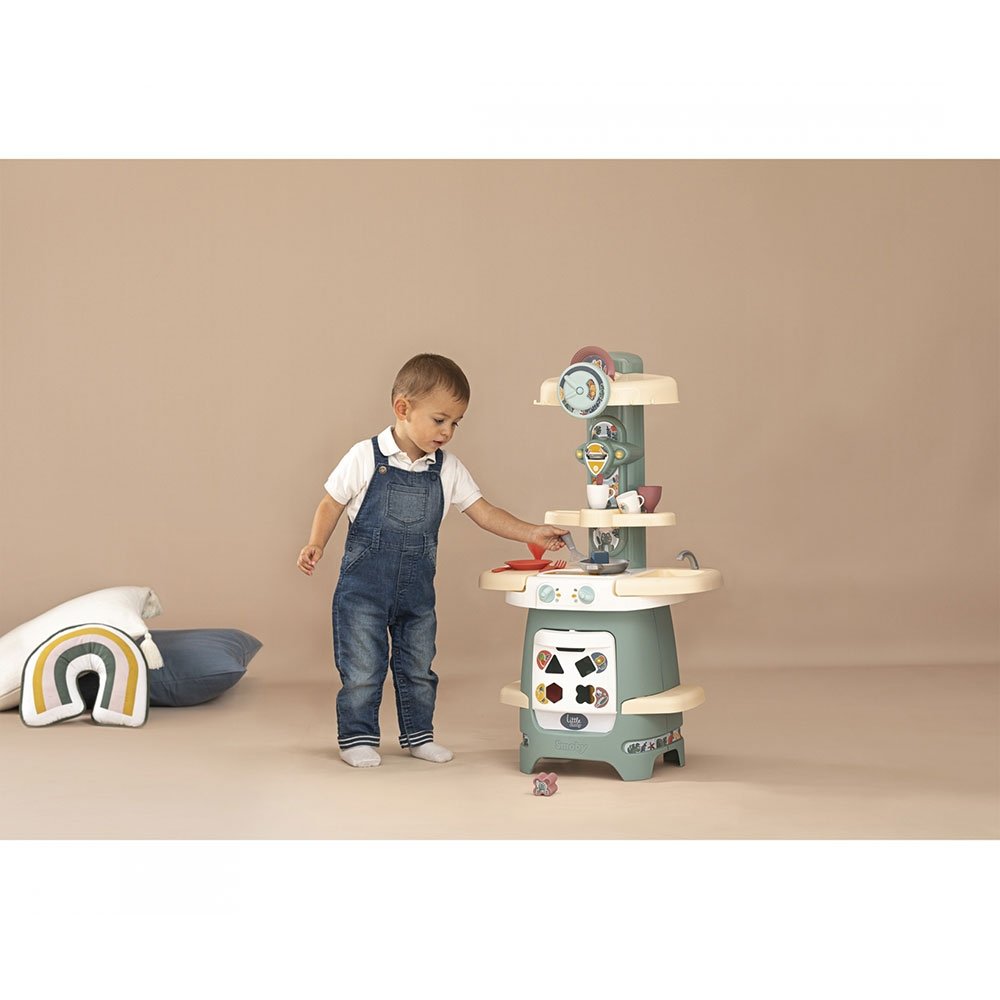 Bucatarie Smoby Cooky Kitchen albastru cu accesorii 6 Bucatarie Smoby Cooky Kitchen albastru cu accesorii - Image 5