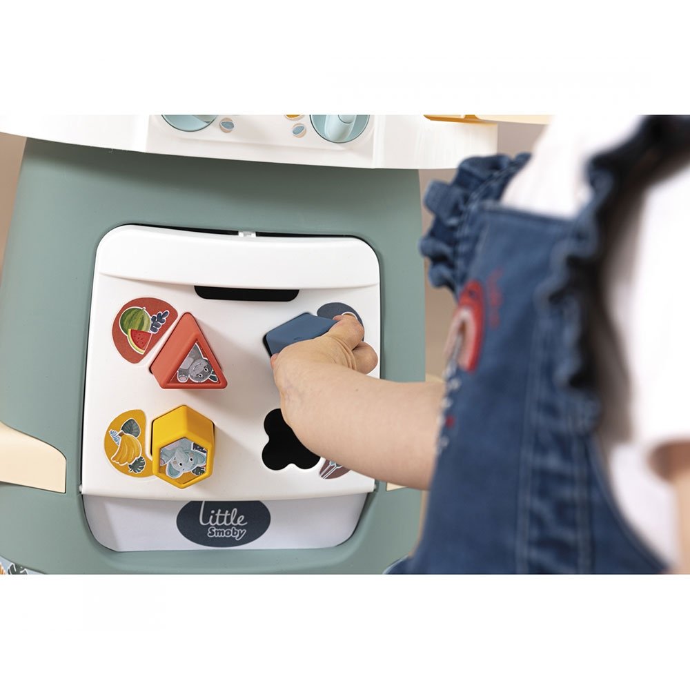 Bucatarie Smoby Cooky Kitchen albastru cu accesorii 10 Bucatarie Smoby Cooky Kitchen albastru cu accesorii - Image 9