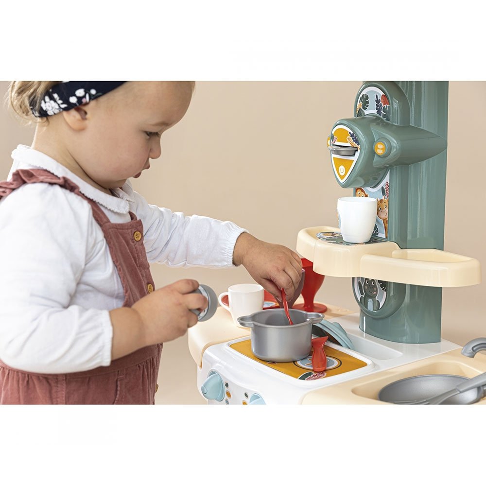 Bucatarie Smoby Cooky Kitchen albastru cu accesorii 7 Bucatarie Smoby Cooky Kitchen albastru cu accesorii - Image 6