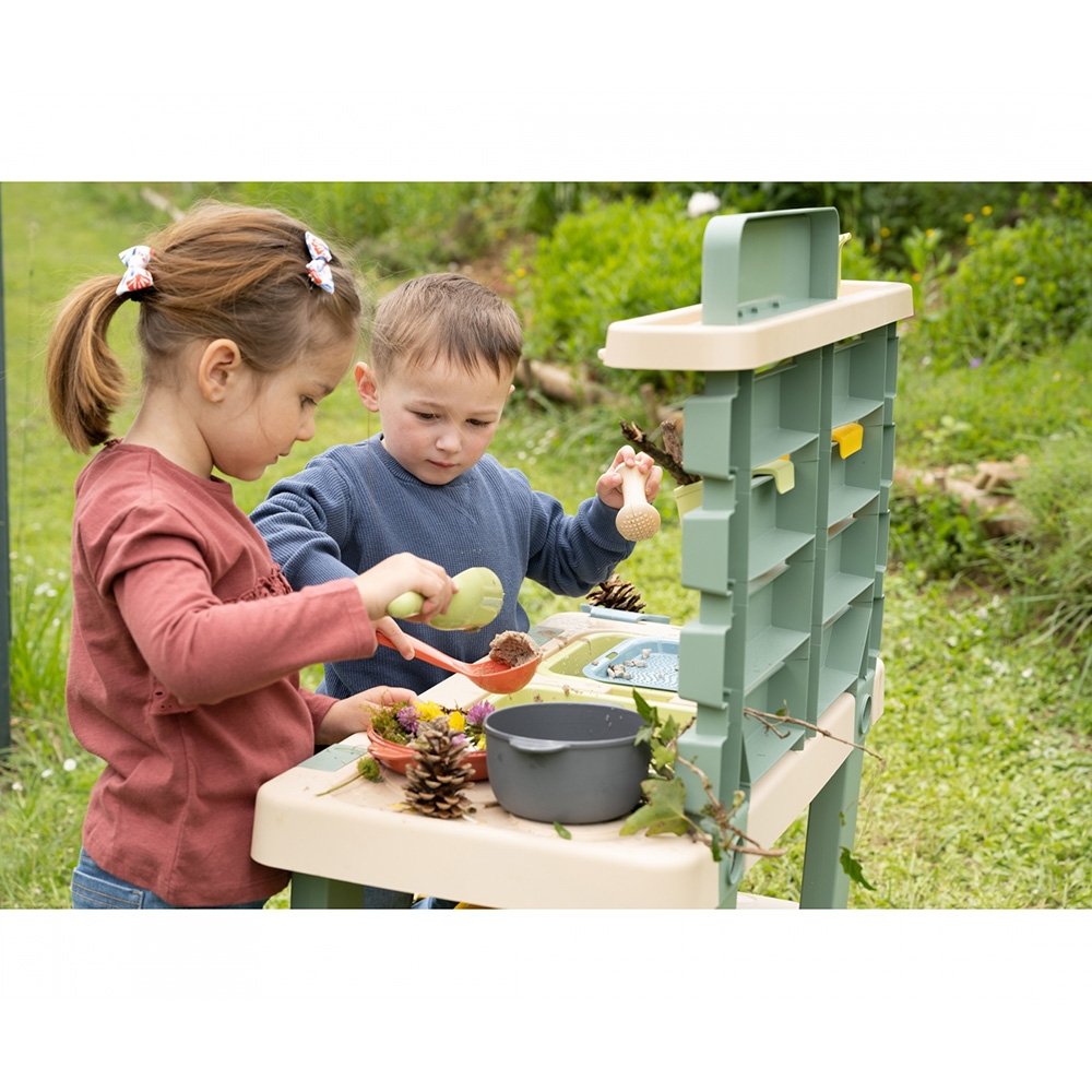 Bucatarie Smoby Mud Kitchen cu 15 accesorii 8 Bucatarie Smoby Mud Kitchen cu 15 accesorii - Image 7