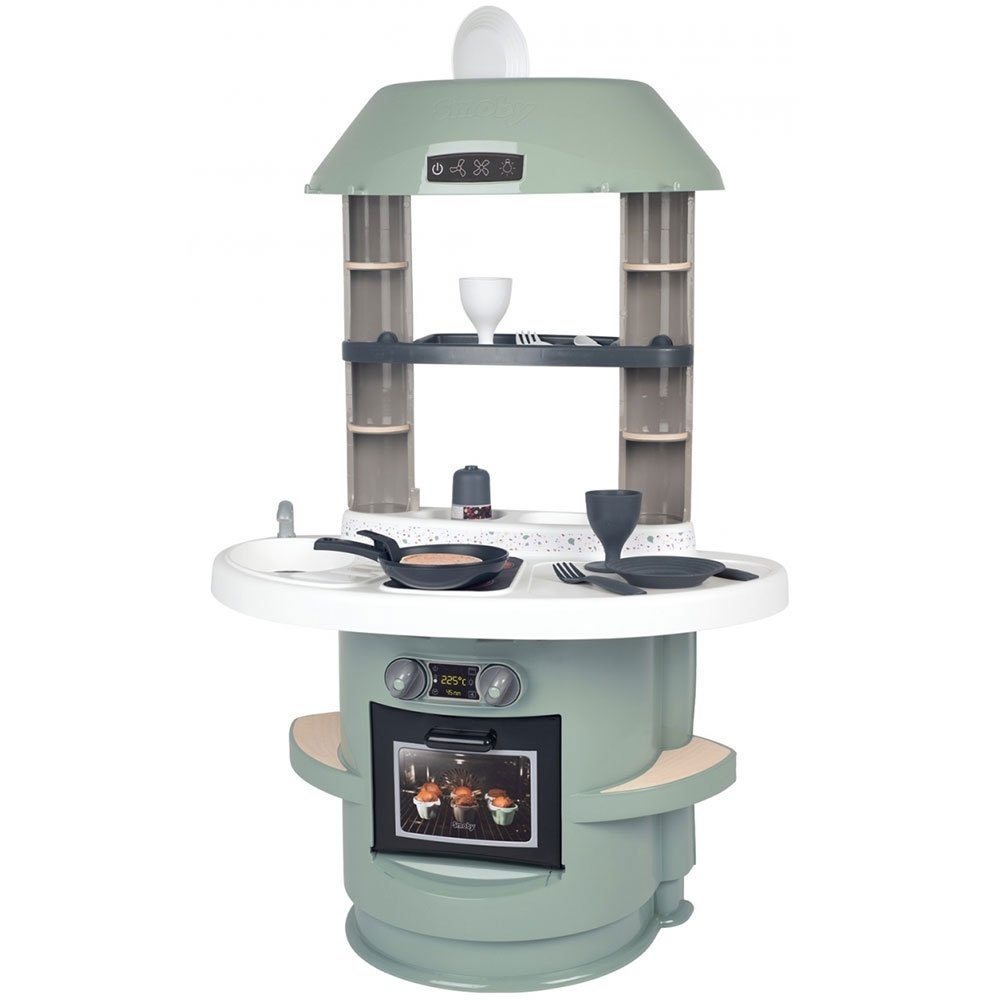 Bucatarie Smoby Nova verde cu accesorii 2 Bucatarie Smoby Nova verde cu accesorii
