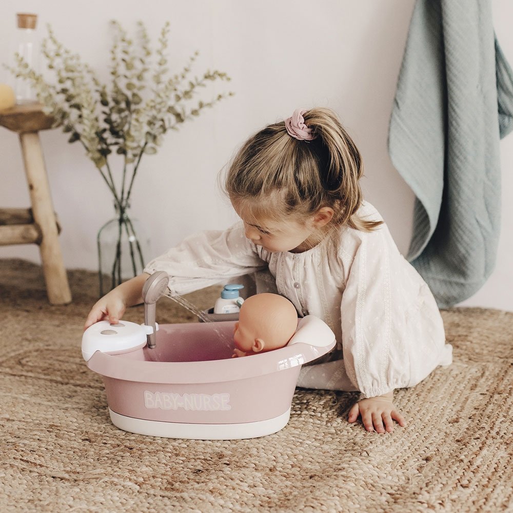 Cadita Pentru Papusa Smoby Baby Nurse Baleno Bath Roz Cu Accesorii 9 Cadita Pentru Papusa Smoby Baby Nurse Baleno Bath Roz Cu Accesorii - Imagine 8