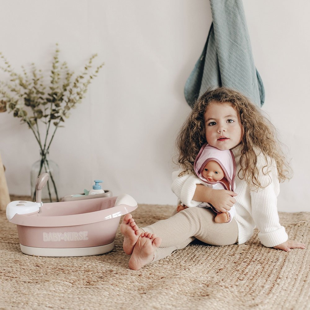 Cadita Pentru Papusa Smoby Baby Nurse Baleno Bath Roz Cu Accesorii 6 Cadita Pentru Papusa Smoby Baby Nurse Baleno Bath Roz Cu Accesorii - Imagine 5