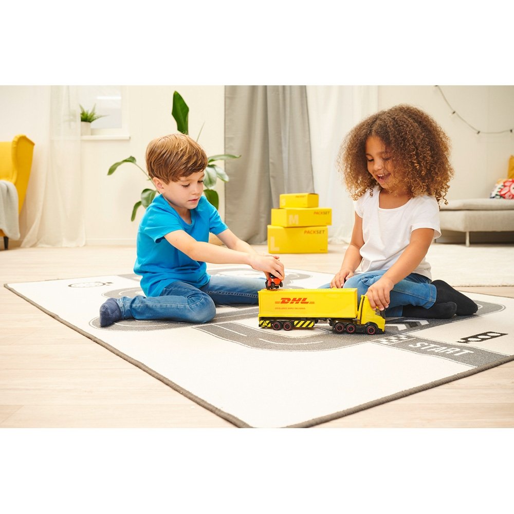 Camion Dickie Toys DHL Heavy Truck 35 cm cu lumini si sunete 11 Camion Dickie Toys DHL Heavy Truck 35 cm cu lumini si sunete - Image 10