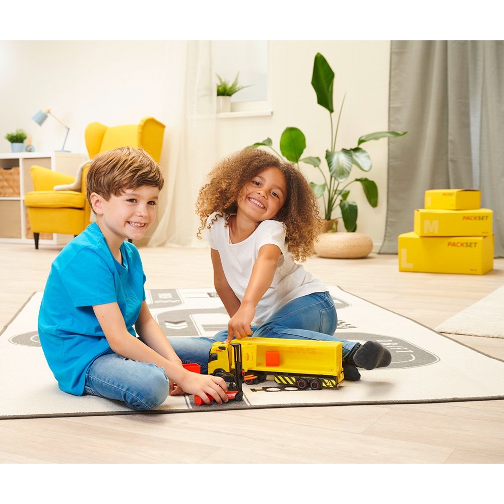 Camion Dickie Toys DHL Heavy Truck 35 cm cu lumini si sunete 12 Camion Dickie Toys DHL Heavy Truck 35 cm cu lumini si sunete - Image 11