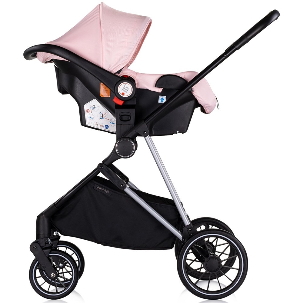 Carucior Chipolino Aura 3 in 1 pink marshmallow 9 Carucior Chipolino Aura 3 in 1 pink marshmallow - Image 8