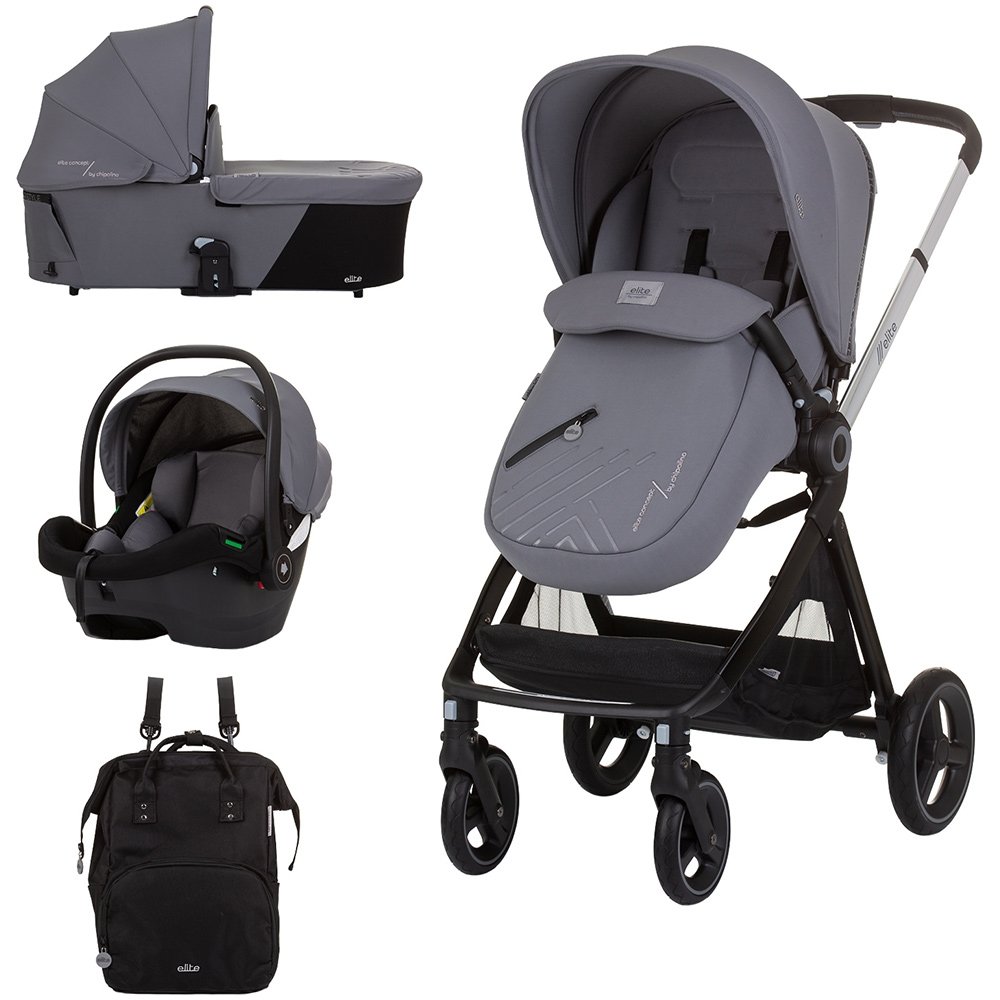 Carucior Chipolino Elite 3 in 1 granite 2 Carucior Chipolino Elite 3 in 1 granite