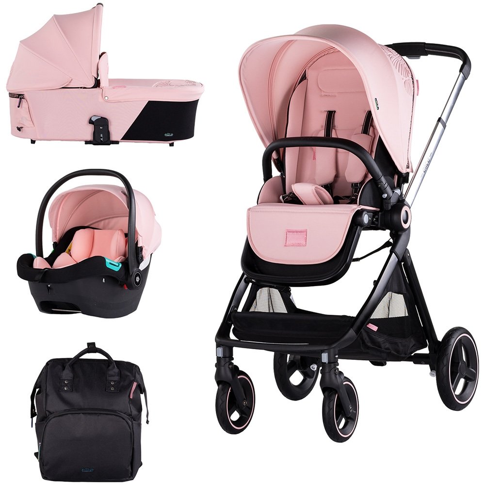 Carucior Chipolino Elite 3 in 1 pink marshmallow 2 Carucior Chipolino Elite 3 in 1 pink marshmallow