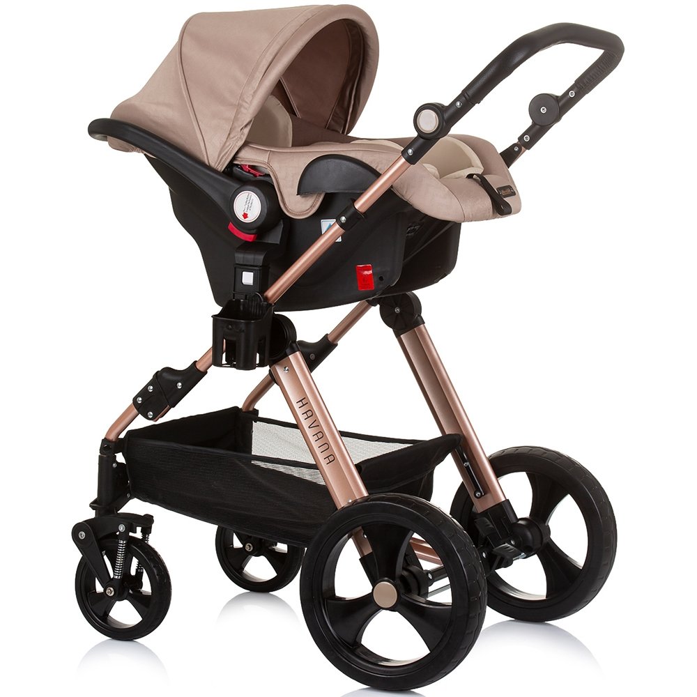 Carucior Chipolino Havana 3 in 1 golden beige 14 Carucior Chipolino Havana 3 in 1 golden beige - Image 13