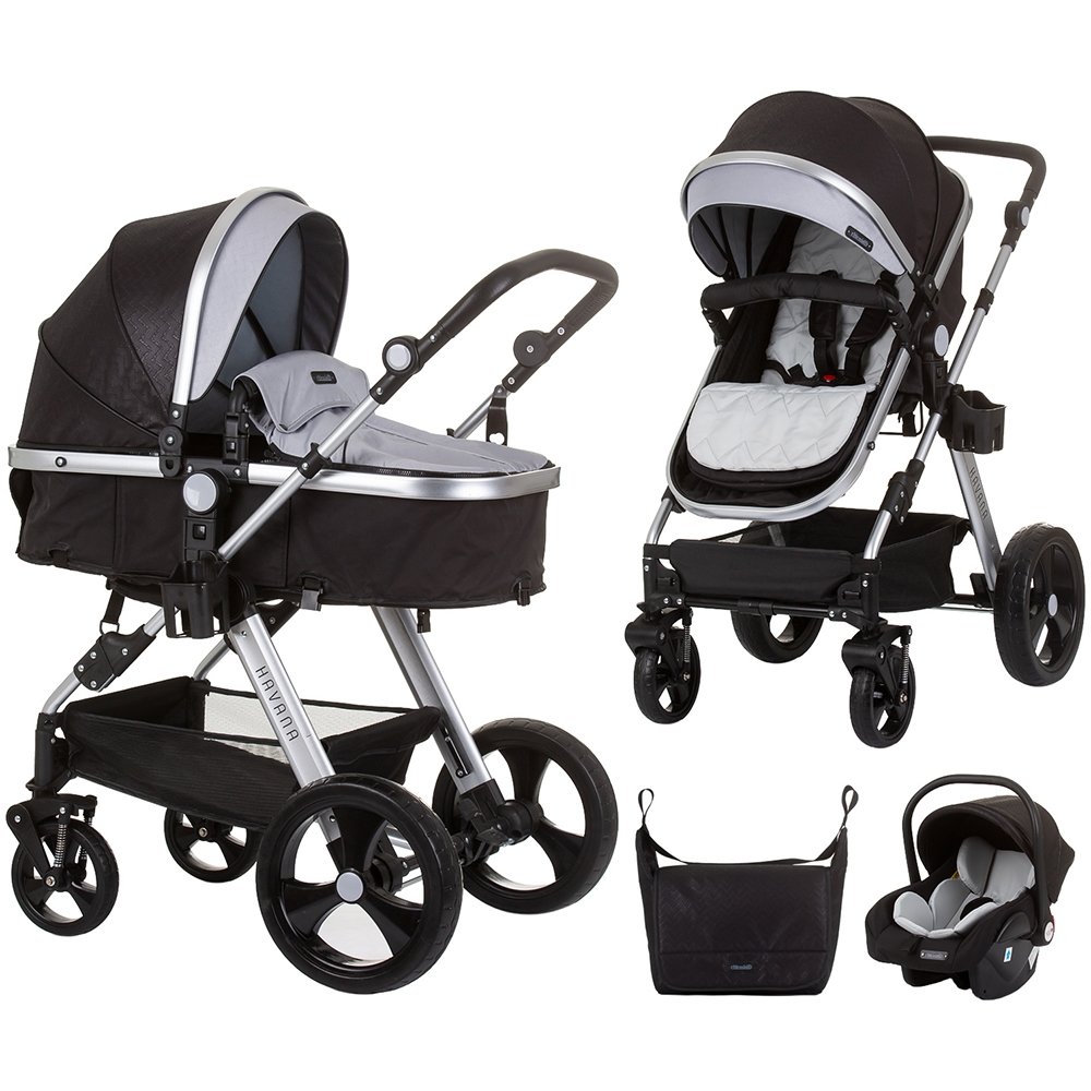 Carucior Chipolino Havana 3 in 1 obsidian silver 2 Carucior Chipolino Havana 3 in 1 obsidian silver