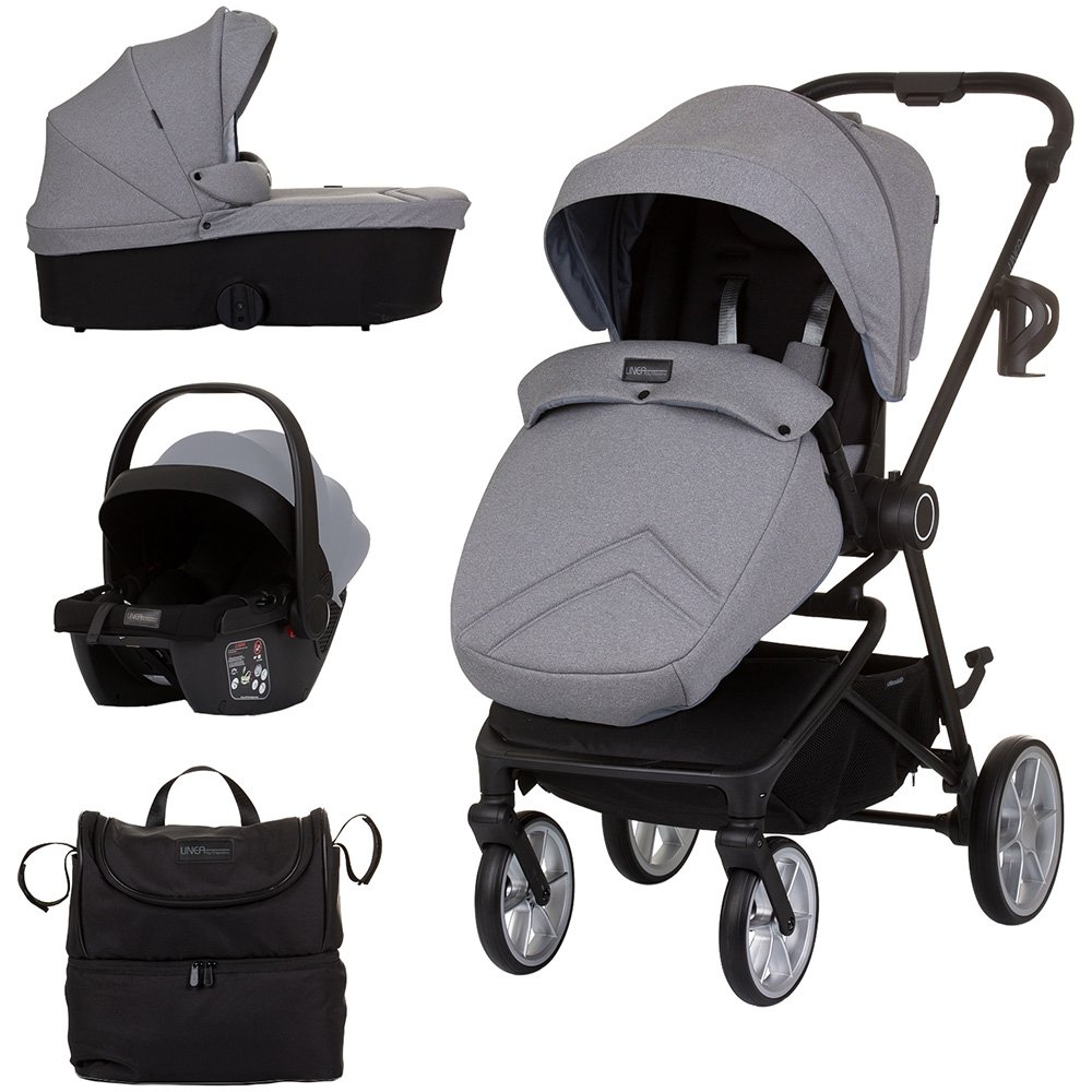 Carucior Chipolino Linea 3 in 1 ash grey 2 Carucior Chipolino Linea 3 in 1 ash grey