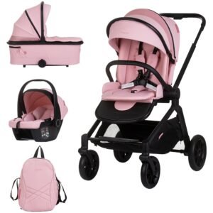 Carucior Chipolino Magnum 3 in 1 pink marshmallow