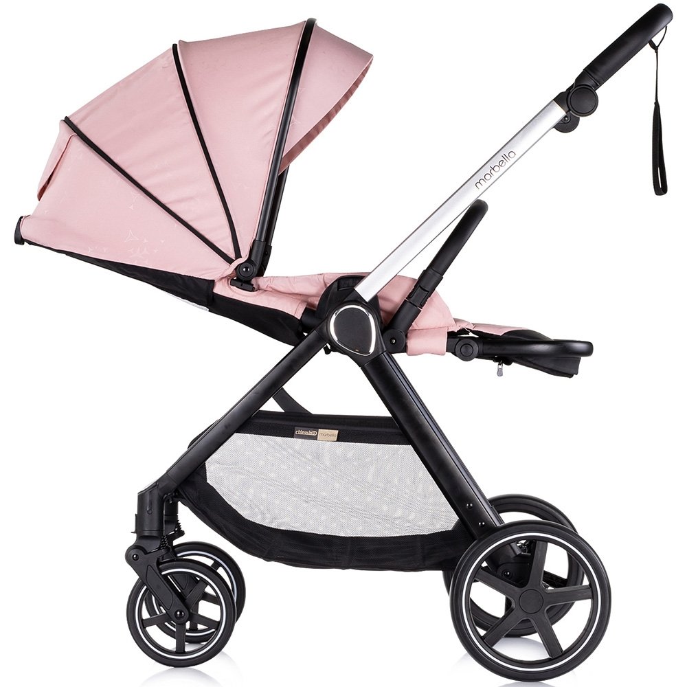 Carucior Chipolino Marbella 3 in 1 pink marshmallow 9 Carucior Chipolino Marbella 3 in 1 pink marshmallow - Image 8