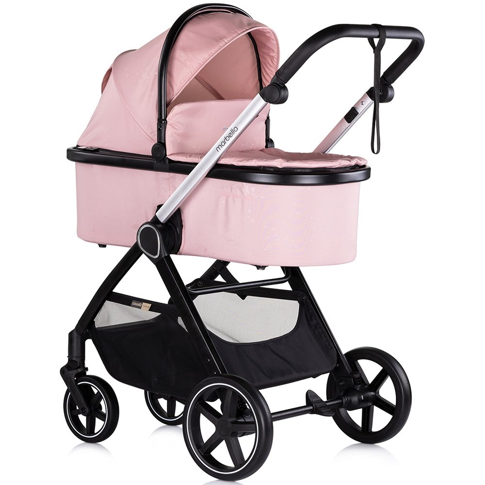 Carucior Chipolino Marbella 3 in 1 pink marshmallow 3 Carucior Chipolino Marbella 3 in 1 pink marshmallow - Image 2