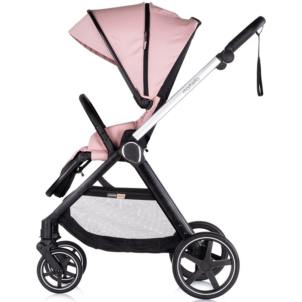 Carucior Chipolino Marbella 3 in 1 pink marshmallow 6 Carucior Chipolino Marbella 3 in 1 pink marshmallow - Image 5