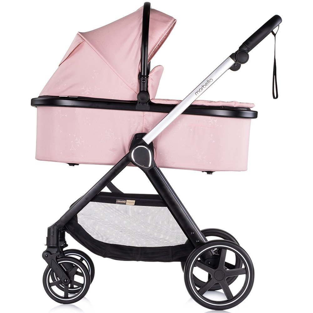 Carucior Chipolino Marbella 3 in 1 pink marshmallow 4 Carucior Chipolino Marbella 3 in 1 pink marshmallow - Image 3