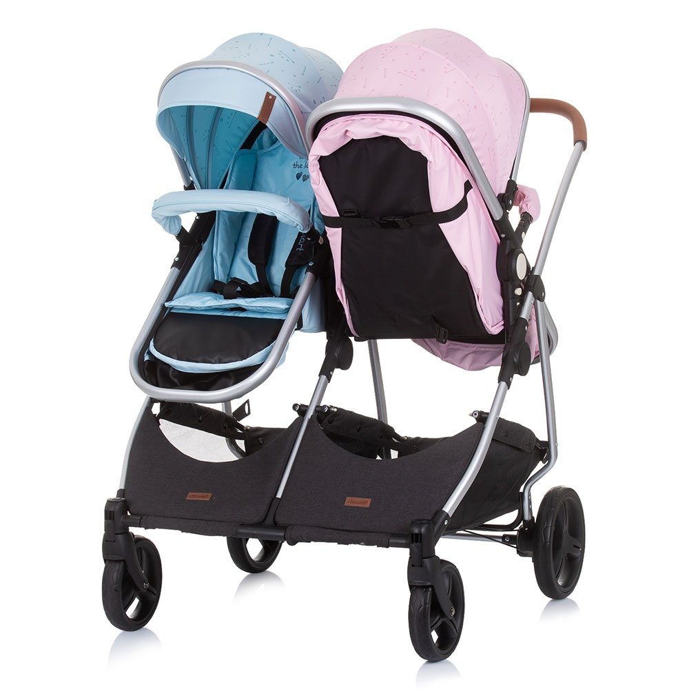 Carucior gemeni Chipolino Duo Smart 2 in 1 rose water sky 5 Carucior gemeni Chipolino Duo Smart 2 in 1 rose water sky - Image 4