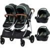 Carucior gemeni Chipolino Duo Smart 3 in 1 basil 22 Carucior gemeni Chipolino Duo Smart 3 in 1 basil I Best Buy Babys