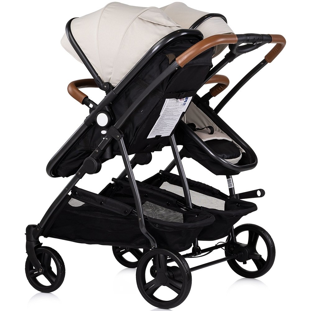 Carucior gemeni Chipolino Duo Smart 3 in 1 biscotta 5 Carucior gemeni Chipolino Duo Smart 3 in 1 biscotta - Image 4