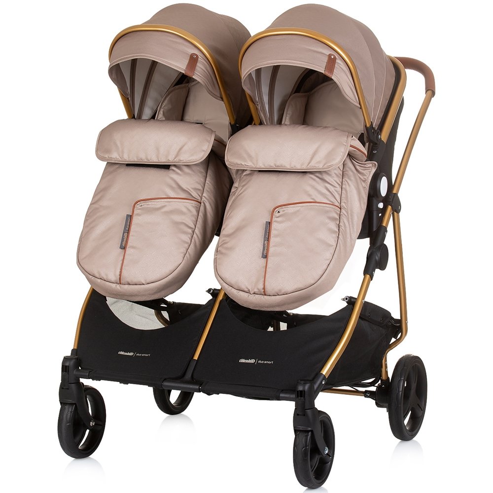 Carucior gemeni Chipolino Duo Smart 3 in 1 golden beige 9 Carucior gemeni Chipolino Duo Smart 3 in 1 golden beige - Image 8