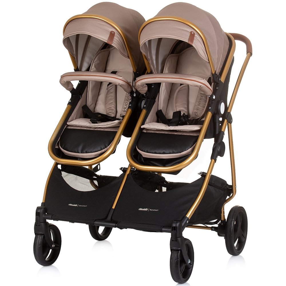 Carucior gemeni Chipolino Duo Smart 3 in 1 golden beige 8 Carucior gemeni Chipolino Duo Smart 3 in 1 golden beige - Image 7