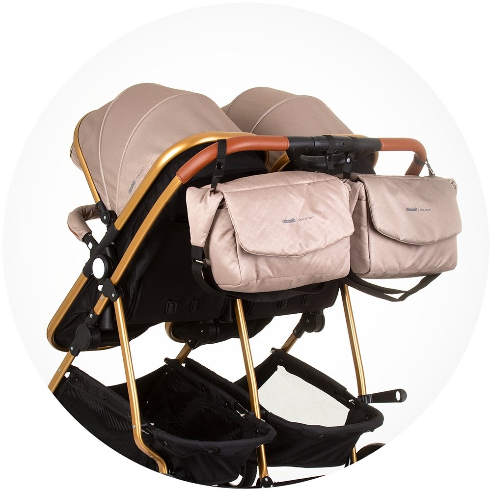 Carucior gemeni Chipolino Duo Smart 3 in 1 golden beige 15 Carucior gemeni Chipolino Duo Smart 3 in 1 golden beige - Image 14