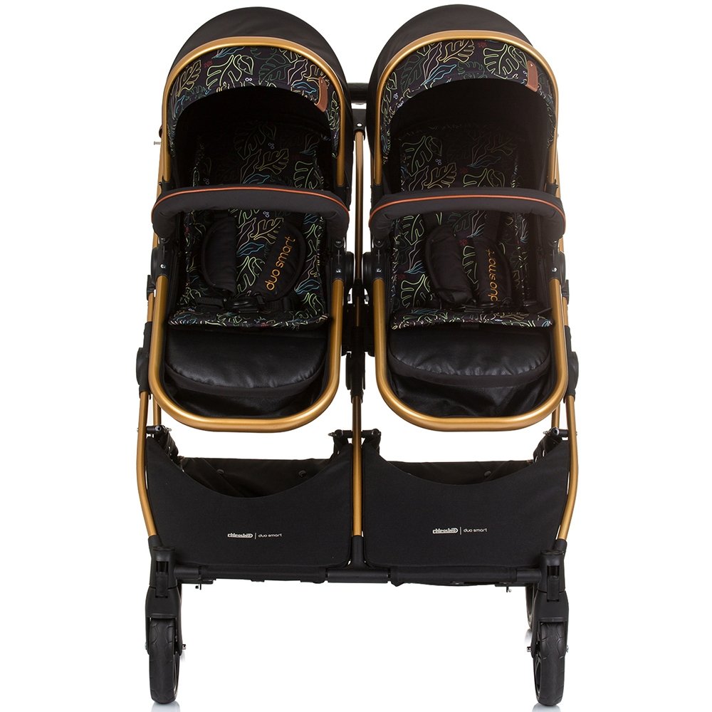 Carucior gemeni Chipolino Duo Smart 3 in 1 obsidian leaves 10 Carucior gemeni Chipolino Duo Smart 3 in 1 obsidian leaves - Image 9