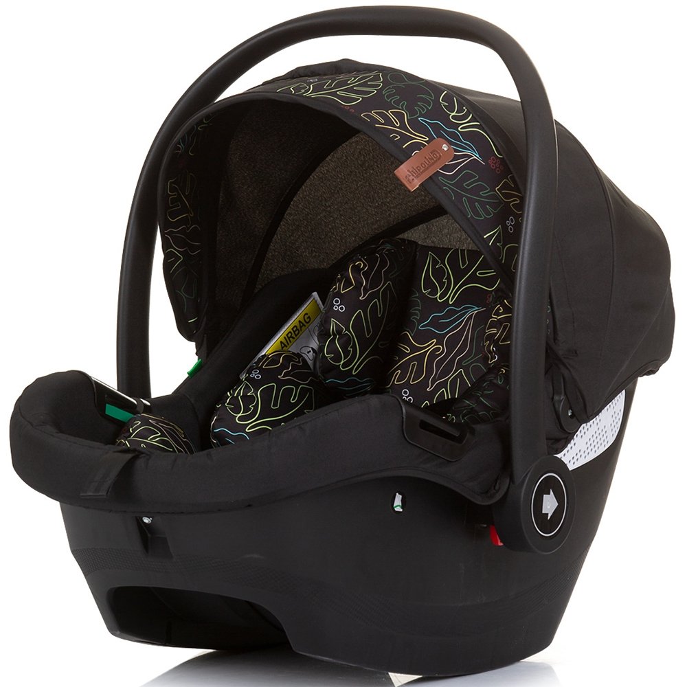 Carucior gemeni Chipolino Duo Smart 3 in 1 obsidian leaves 16 Carucior gemeni Chipolino Duo Smart 3 in 1 obsidian leaves - Image 15