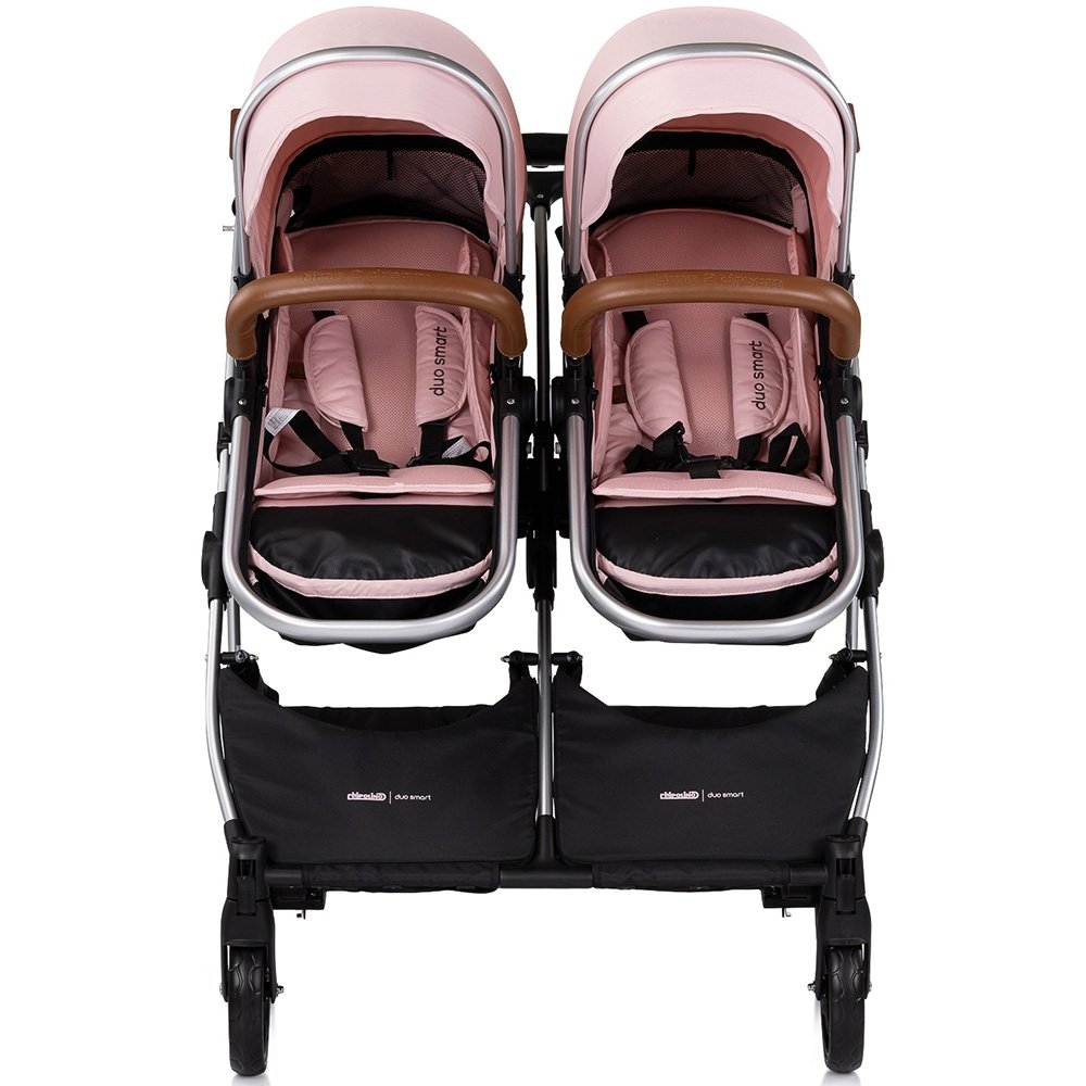 Carucior gemeni Chipolino Duo Smart 3 in 1 pink marshmallow 10 Carucior gemeni Chipolino Duo Smart 3 in 1 pink marshmallow - Image 9