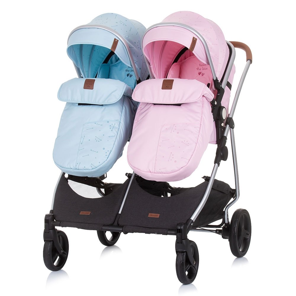 Carucior gemeni Chipolino Duo Smart 3 in 1 rose water sky 9 Carucior gemeni Chipolino Duo Smart 3 in 1 rose water sky - Image 8