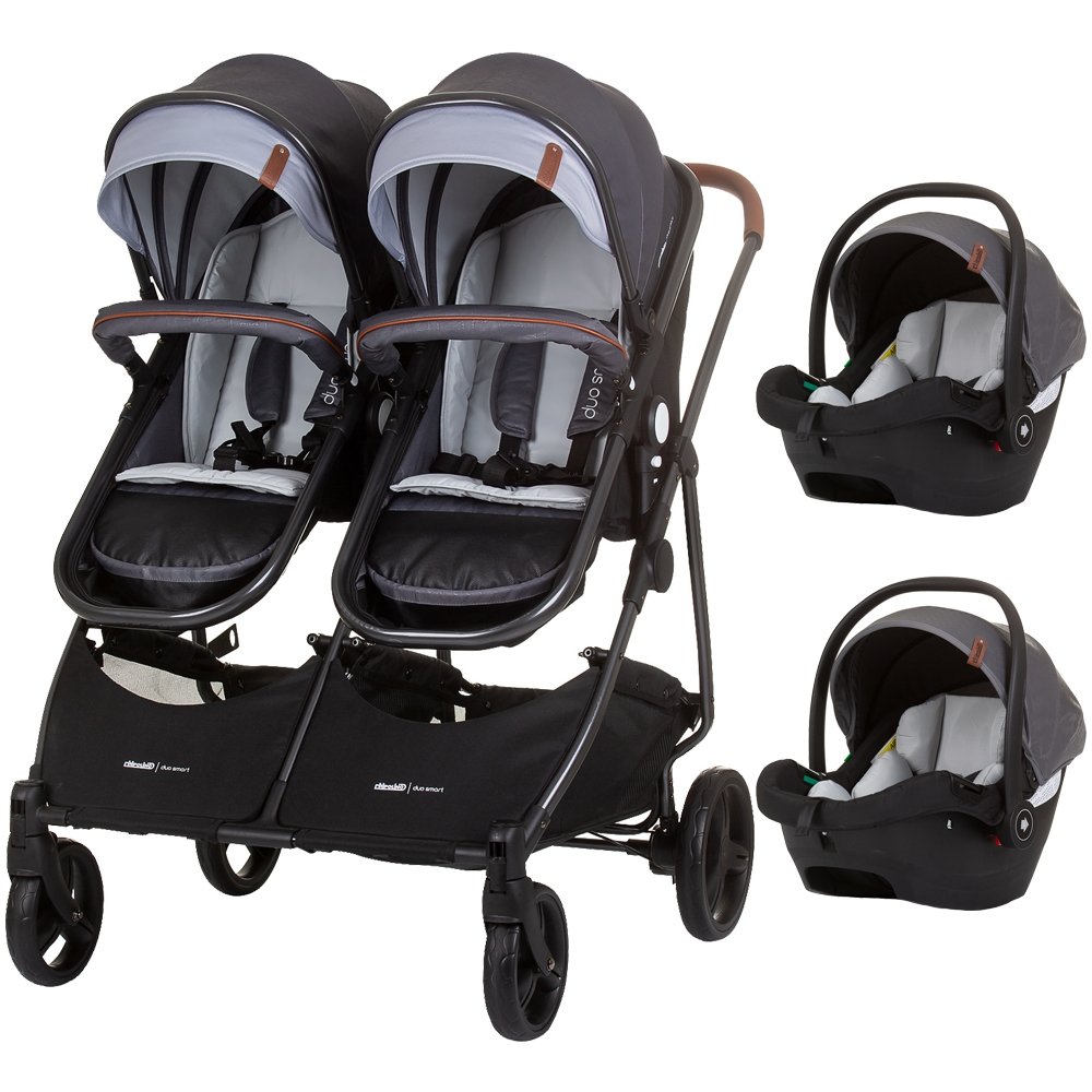 Carucior gemeni Chipolino Duo Smart 3 in 1 silver grey 2 Carucior gemeni Chipolino Duo Smart 3 in 1 silver grey