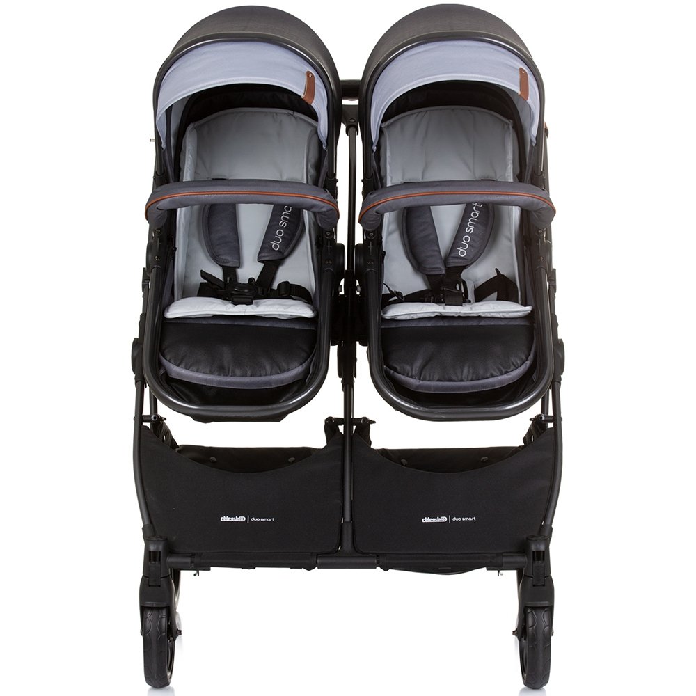 Carucior gemeni Chipolino Duo Smart 3 in 1 silver grey 10 Carucior gemeni Chipolino Duo Smart 3 in 1 silver grey - Image 9