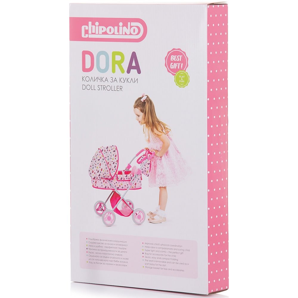 Carucior pentru papusi Chipolino Dora butterflies 8 Carucior pentru papusi Chipolino Dora butterflies - Image 7