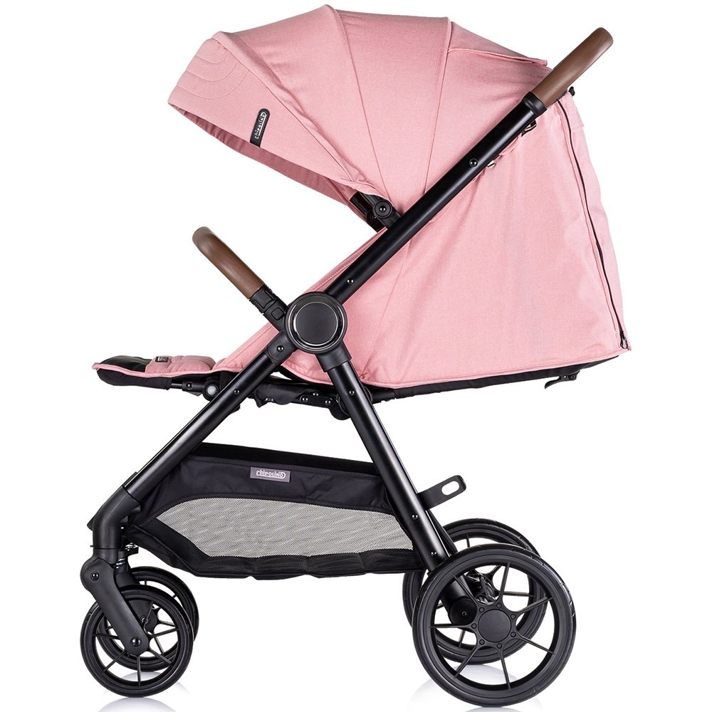 Carucior Sport Chipolino Ultera Cu Husa Picioare Pink Marshmallow 5 Carucior Sport Chipolino Ultera Cu Husa Picioare Pink Marshmallow - Imagine 4
